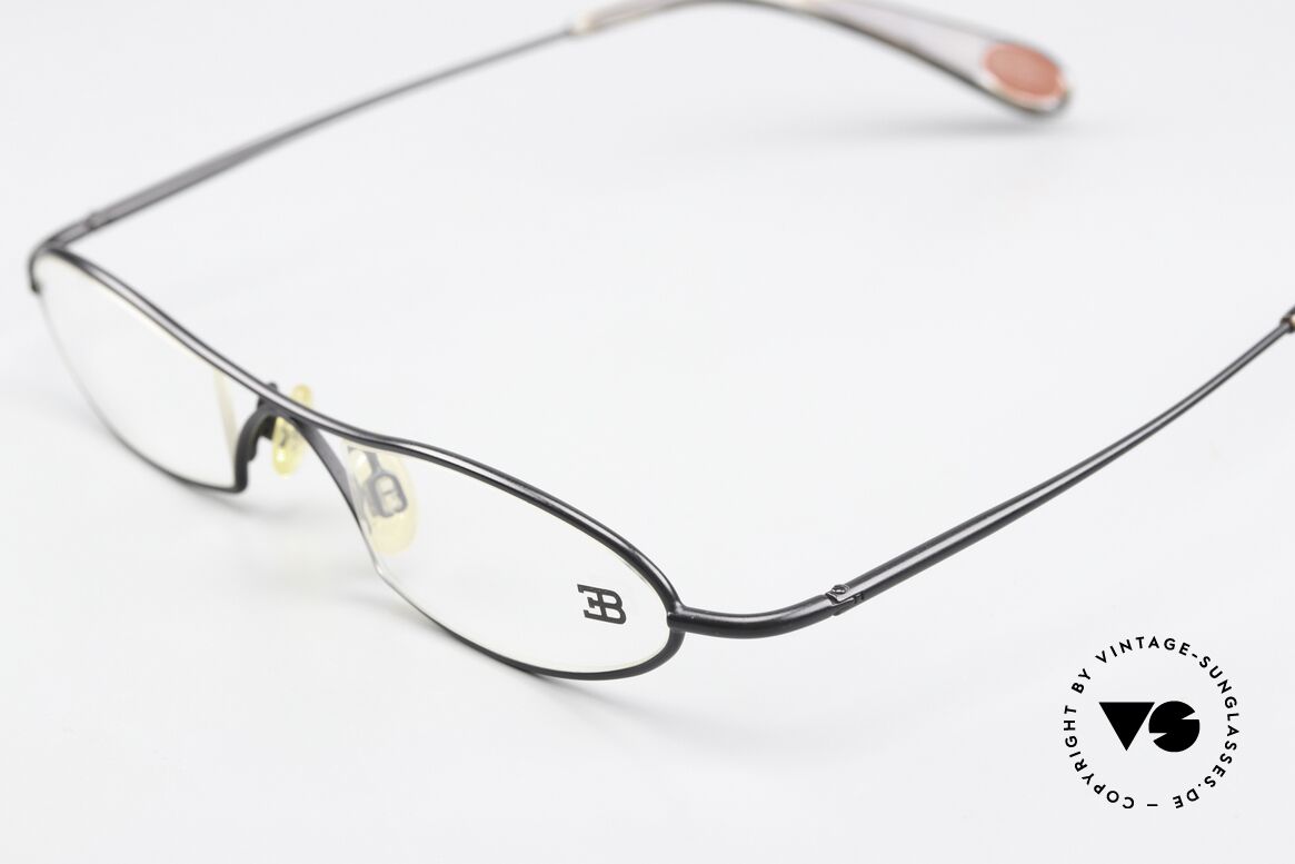 Bugatti 347 Odotype Kleine Herren Designer Brille, sehr spezielle Glaseinfassung & Top Komfort, Passend für Herren