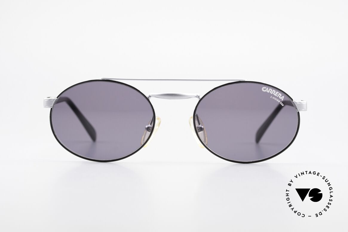 Carrera 4805 Vintage Sonnenbrille Oval 90er, vintage Carrera Sonnenbrille in zeitlosem Design, Passend für Herren und Damen
