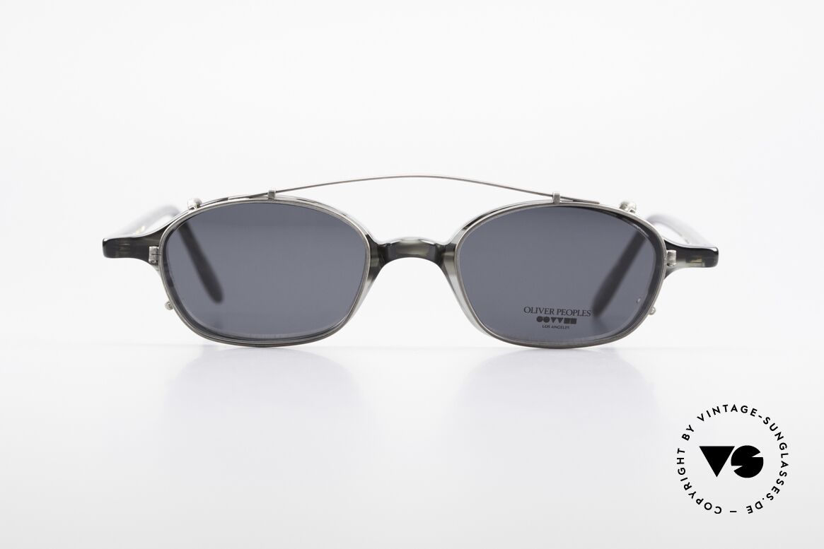 Oliver Peoples OP561 Vintage 90er Brille Mit Clip, vintage Oliver Peoples Designerbrille der späten 90er, Passend für Herren und Damen