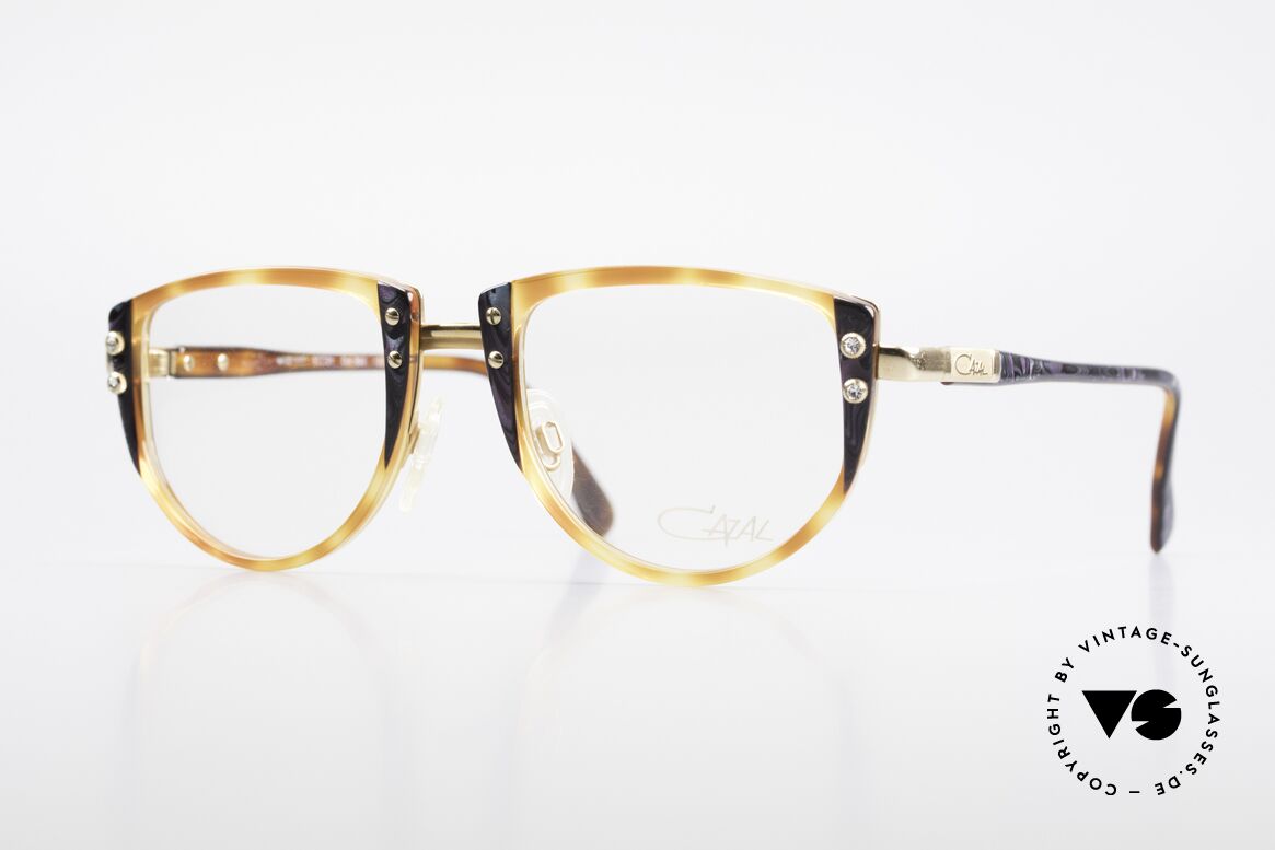 Cazal 332 90er Vintage Cazal Brille OG, reizende 90er Cazal vintage Designer-Damenbrille, Passend für Damen