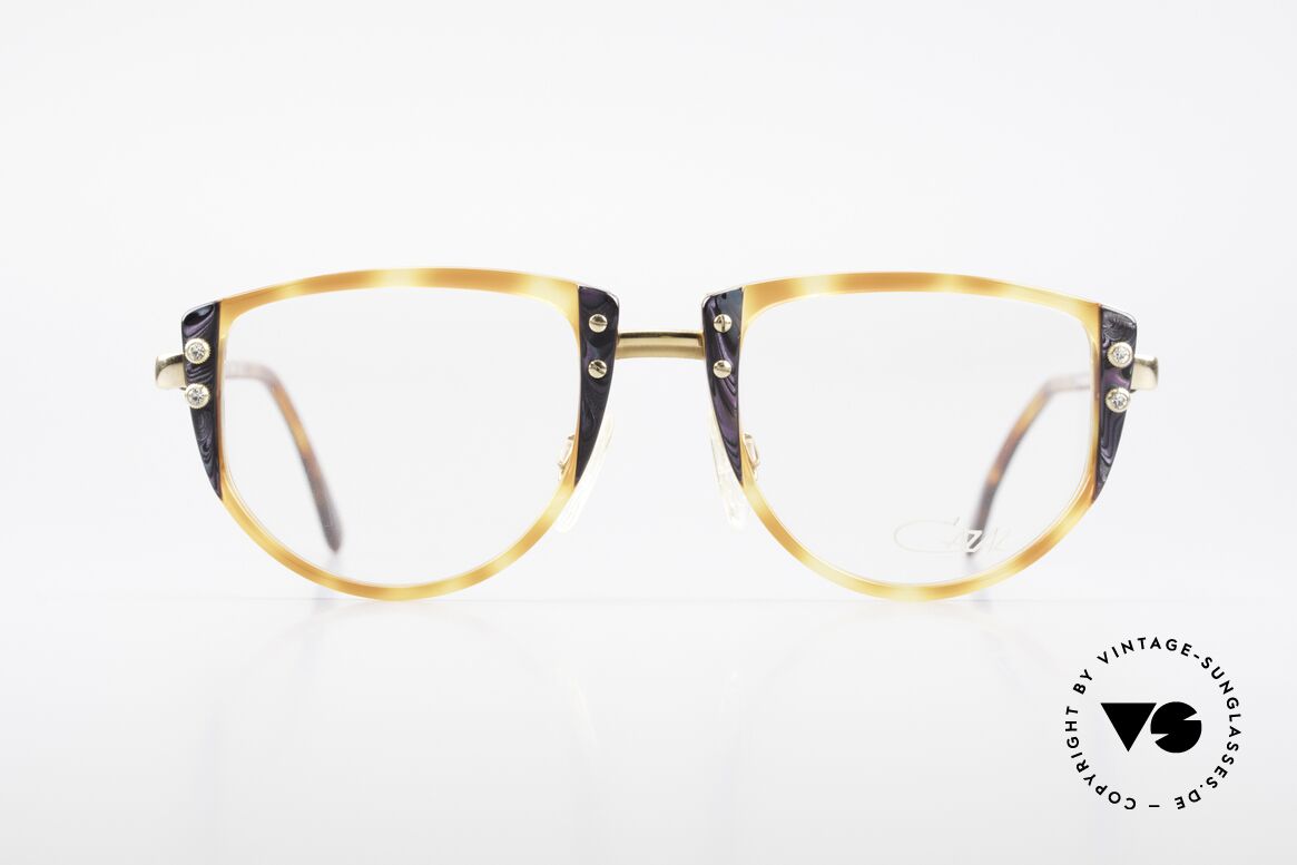Cazal 332 90er Vintage Cazal Brille OG, großartige Kombination von Farben & Materialien, Passend für Damen
