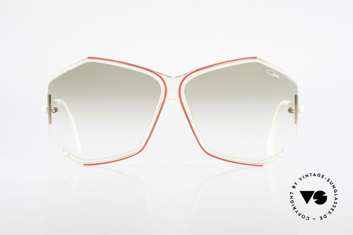 Cazal 852 80er Vintage Sonnenbrille XXL, originelle CAZAL Oversized-Sonnenbrille von 1986, Passend für Damen