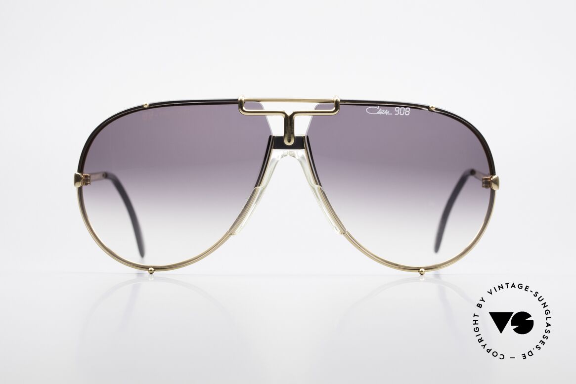 Cazal 908 Designer Piloten Sonnenbrille, vintage Piloten-DesignerSonnenbrille von CAZAL, Passend für Herren