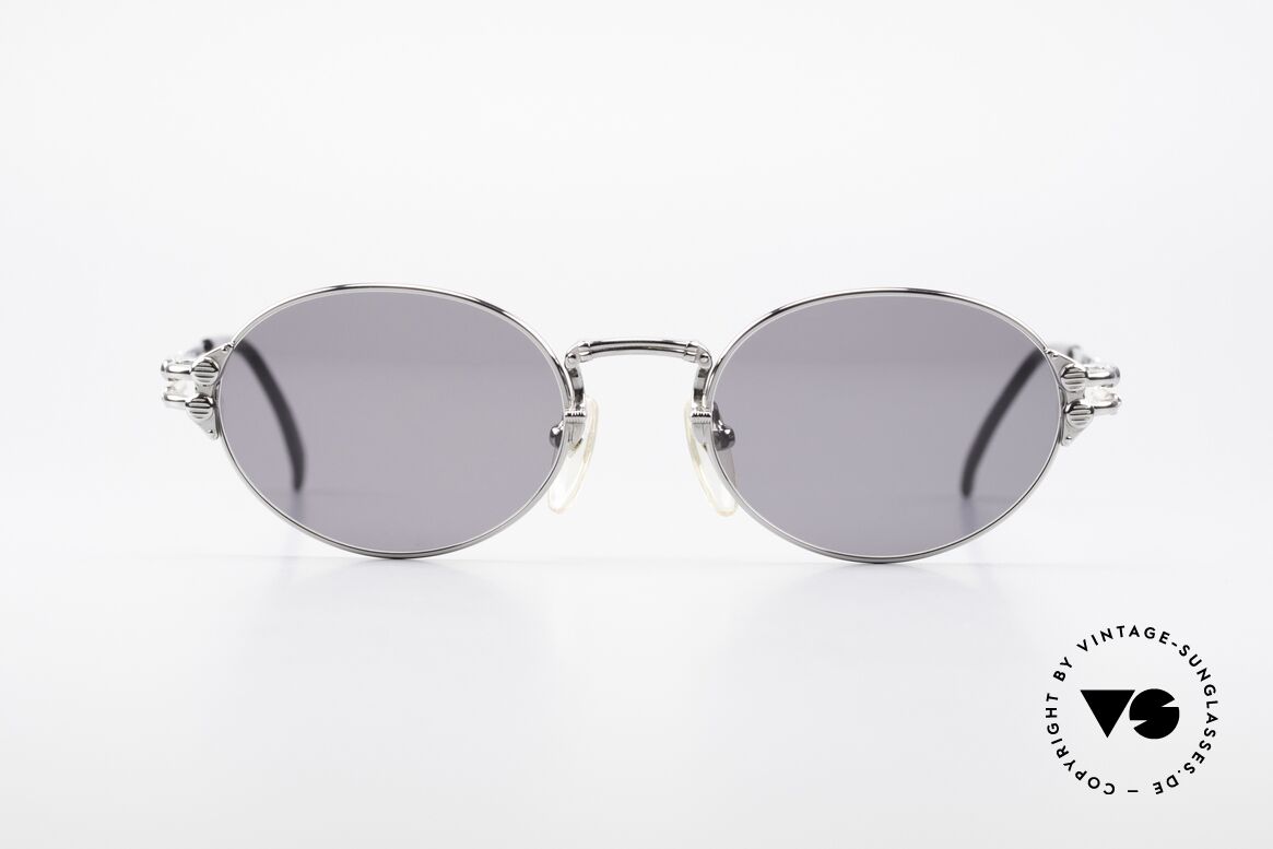 Jean Paul Gaultier 55-4173 Vintage Sonnenbrille Oval, einzigartige Jean Paul Gaultier Designersonnenbrille, Passend für Herren und Damen