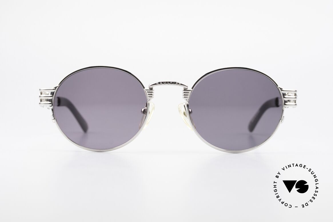 Jean Paul Gaultier 56-6106 Vintage JPG Rap Sonnenbrille, J.P. GAULTIER 56-6106 = vintage Promi Sonnenbrille, Passend für Herren