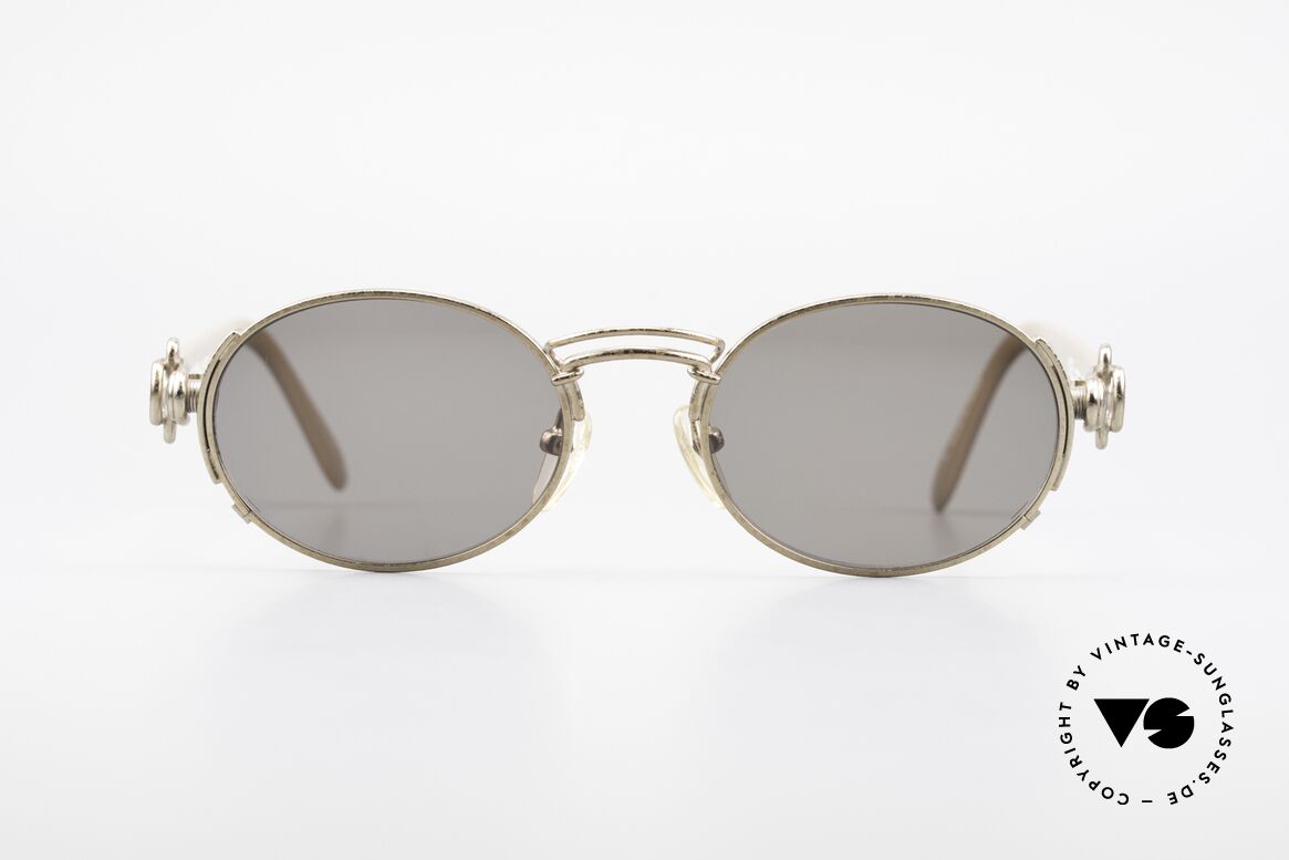 Jean Paul Gaultier 56-6203 Alte JPG Sonnenbrille Oval 90er, 90er Jean Paul Gaultier vintage Designer-Sonnenbrille, Passend für Herren und Damen