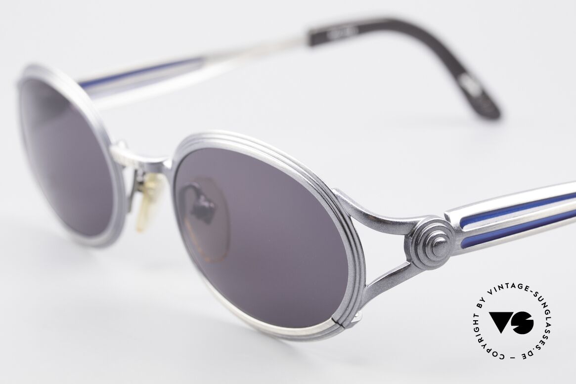 Jean Paul Gaultier 56-7114 Ovale JPG Steampunk Brille, herausragende Qualität (Muss man einfach fühlen!!), Passend für Herren und Damen