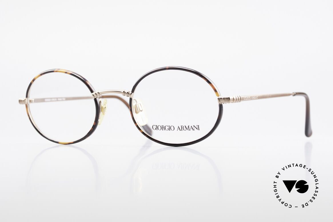 Giorgio Armani 223 Ovale Vintage Brille 90er, vintage Giorgio Armani DesignerFassung der 90er Jahre, Passend für Herren und Damen
