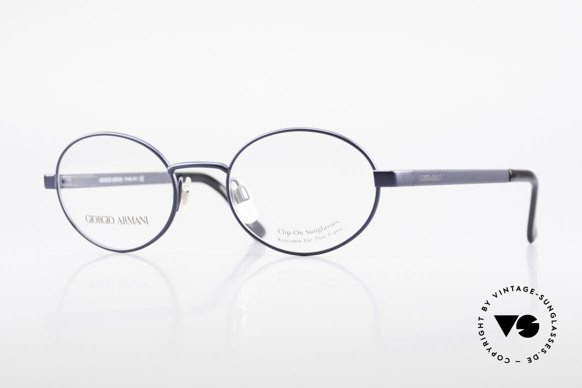 Giorgio Armani 257 Alte Ovale Vintage Brille 90er, ovale vintage Brillenfassung vom GIORGIO ARMANI, Passend für Herren und Damen