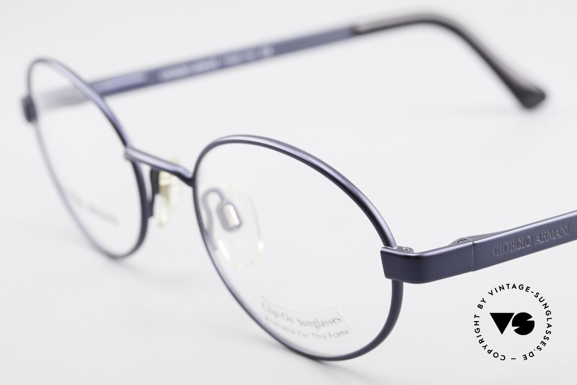 Giorgio Armani 257 Alte Ovale Vintage Brille 90er, ungetragen (wie alle unsere 90er GA Brillenklassiker), Passend für Herren und Damen