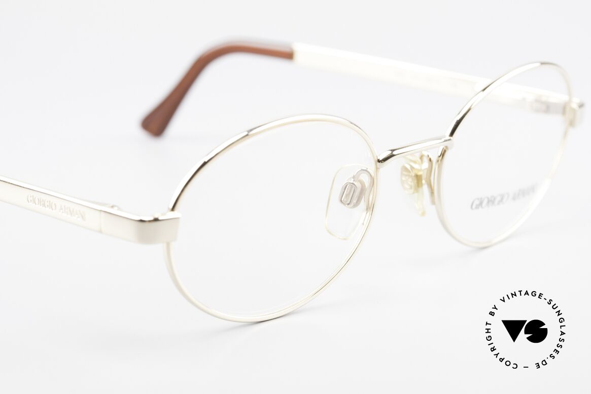 Giorgio Armani 257 Designerbrille Oval Vintage, keine aktuelle Kollektion, sondern alte Originalware!, Passend für Herren und Damen