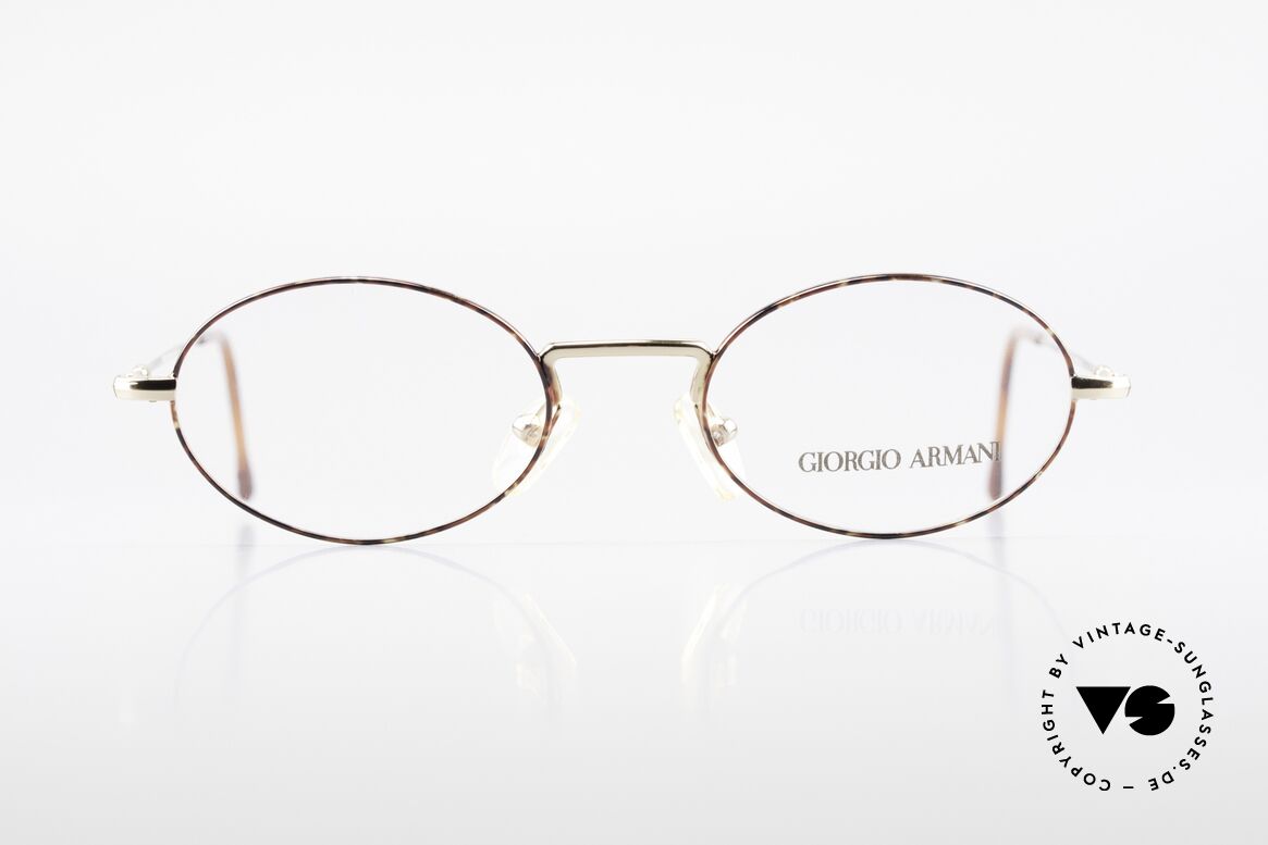 Giorgio Armani 270 Vintage Brille Oval No Retro, ovale GIORGIO Armani vintage Designer-Fassung, Passend für Herren und Damen