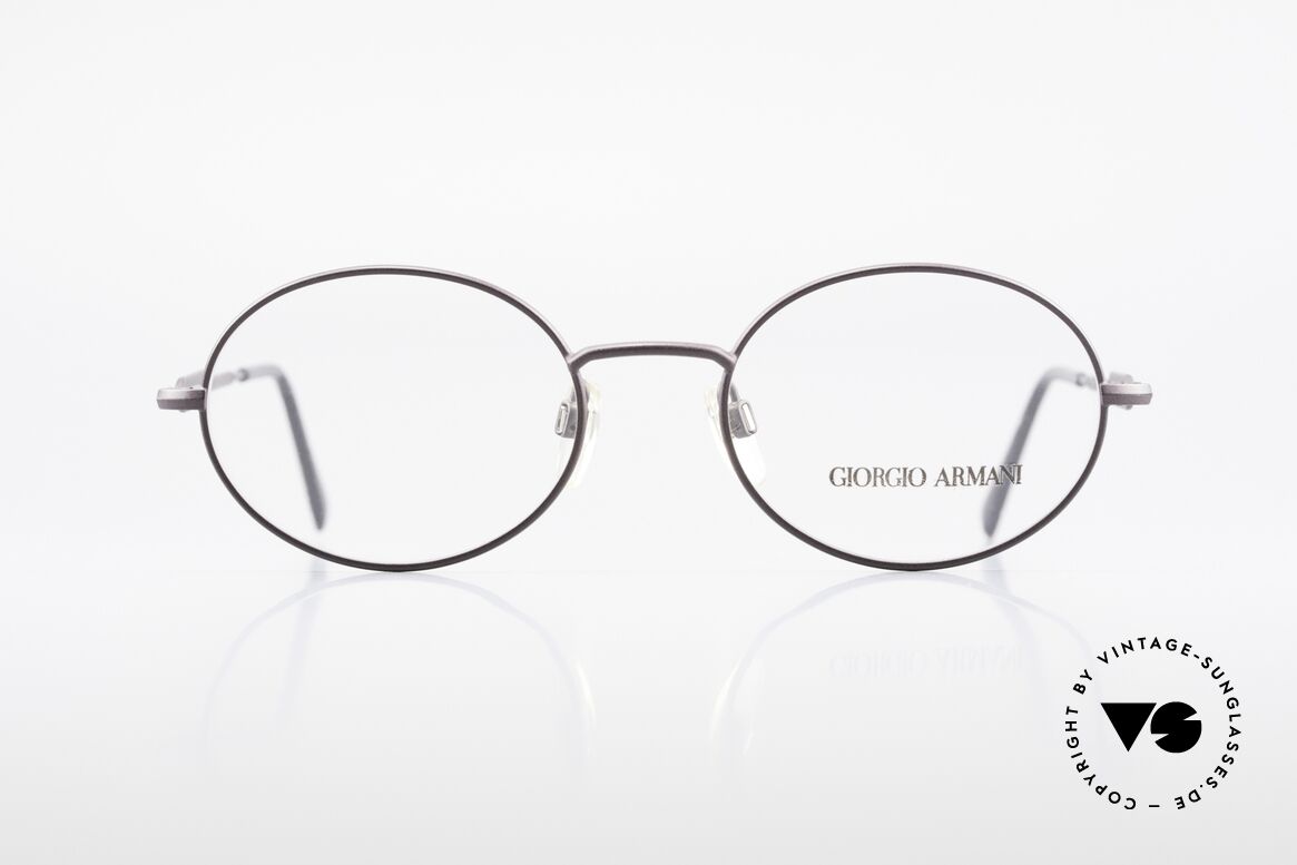 Giorgio Armani 241 No Retro Brille Oval Vintage, ovale GIORGIO Armani vintage Designer-Fassung, Passend für Herren