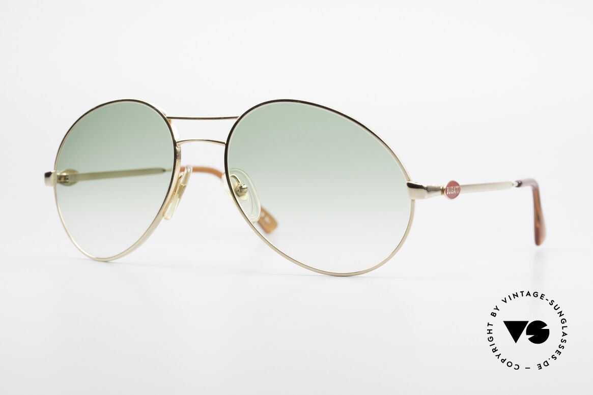 Bugatti 64335 Außergewöhnliche Brille 80er, vintage 80er Bugatti Herren-Sonnenbrille, Passend für Herren