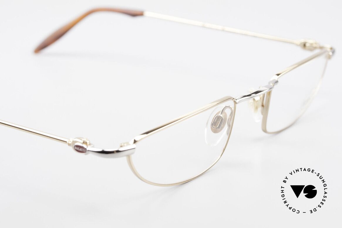 Bugatti 11708 Vintage 90er Luxus Lesebrille, KEINE Retrobrille, sondern ein altes ORIGINAL, Passend für Herren