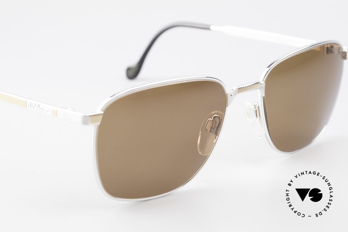 S.T. Dupont D048 90er Luxus Sonnenbrille 23kt, ungetragen (wie all unsere Dupont vintage Fassungen), Passend für Herren