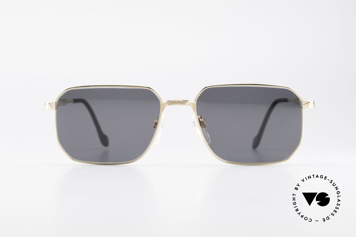 S.T. Dupont D057 Vergoldete Luxus Sonnenbrille, S.T. DUPONT Luxus-Designersonnenbrille von 1995, Passend für Herren