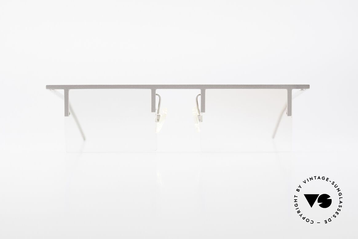 B. Angeletti Aufhänger Vintage Architekten Brille, kostbare vintage Brillenfassung von Barbara ANGELETTI, Passend für Herren und Damen