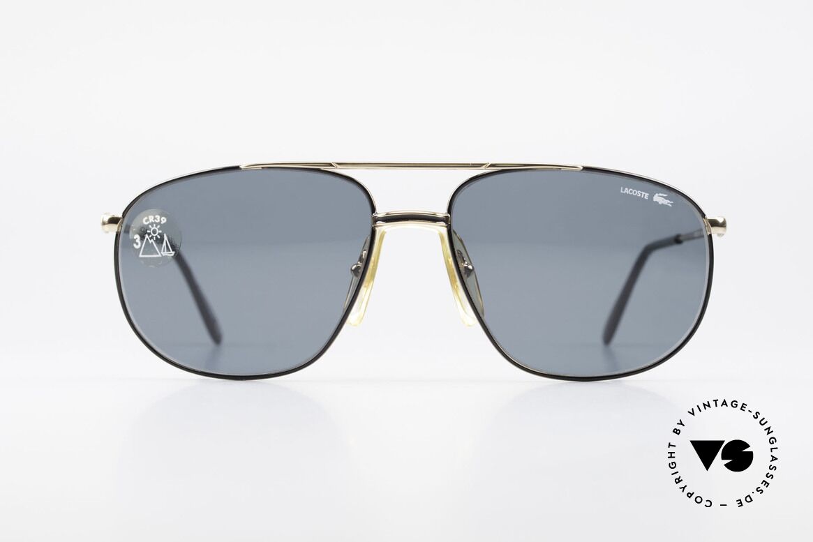 Lacoste 121 XL Sport Sonnenbrille Herren, hochwertige Lacoste XL vintage Sonnenbrille, Passend für Herren