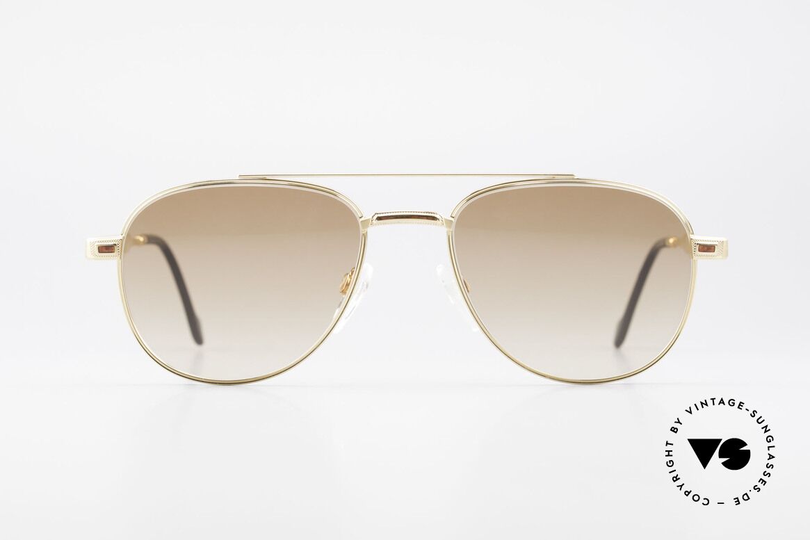 S.T. Dupont D081 23kt Pilotensonnenbrille, sehr exklusive und kostbare S.T. Dupont Sonnenbrille, Passend für Herren
