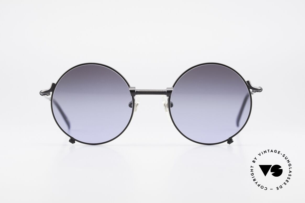 Jean Paul Gaultier 55-7162 Runde Vintage Sonnenbrille, altes 90er Jahre Design von Jean Paul Gaultier, Passend für Herren und Damen