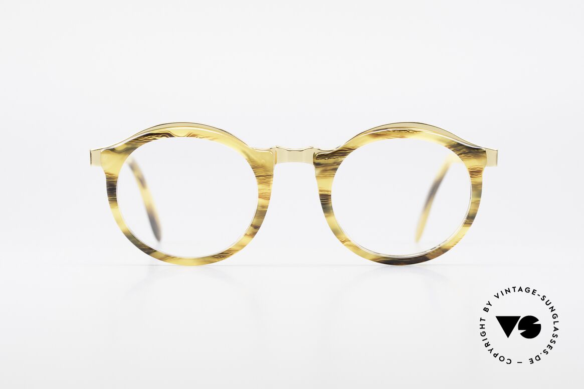 Persol Ivy Gold Plated Panto Brille Small, sehr elegante Persol vintage Brille der 90er Jahre, Passend für Herren und Damen