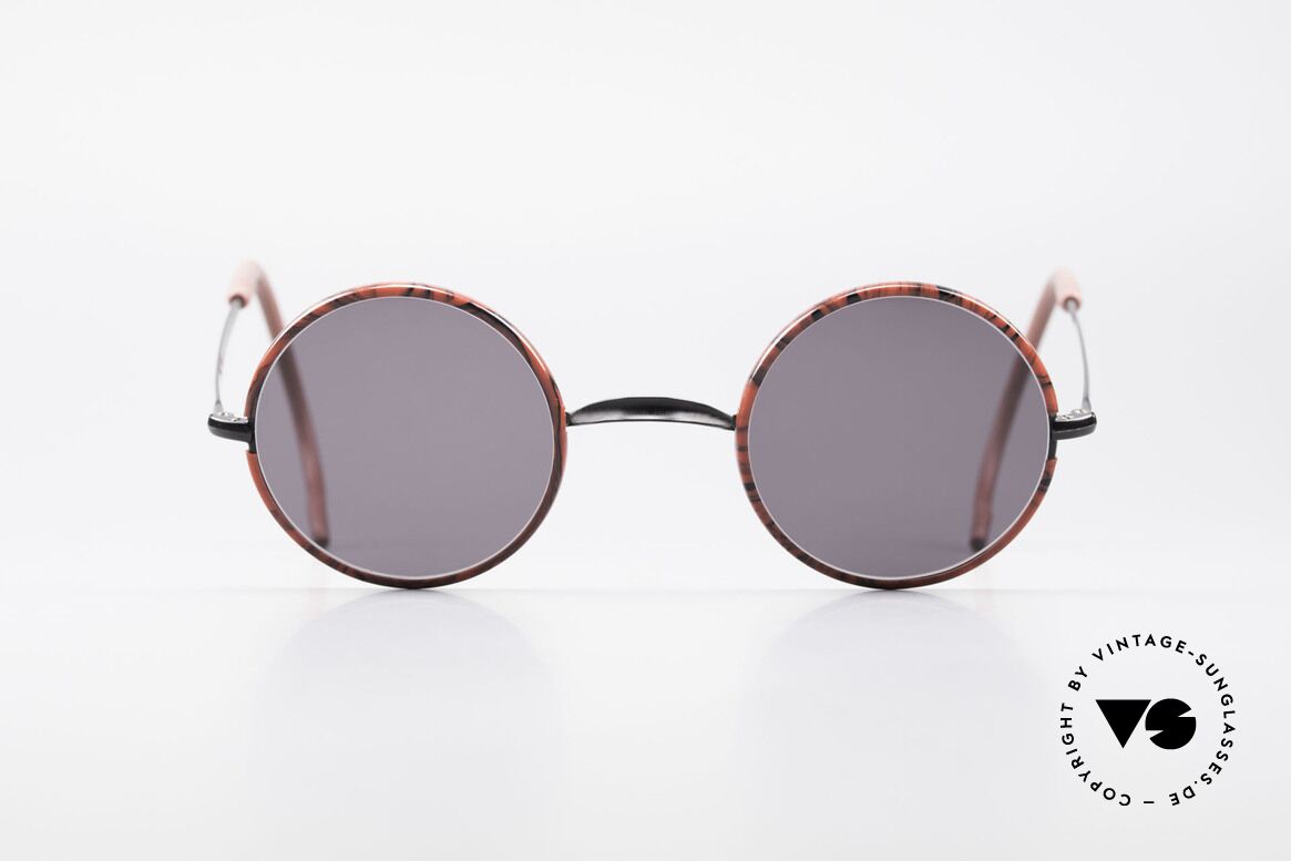 Giorgio Armani 103 Runde 80er Sport Sonnenbrille, vintage Brille vom Modedesigner Giorgio ARMANI, Passend für Herren und Damen