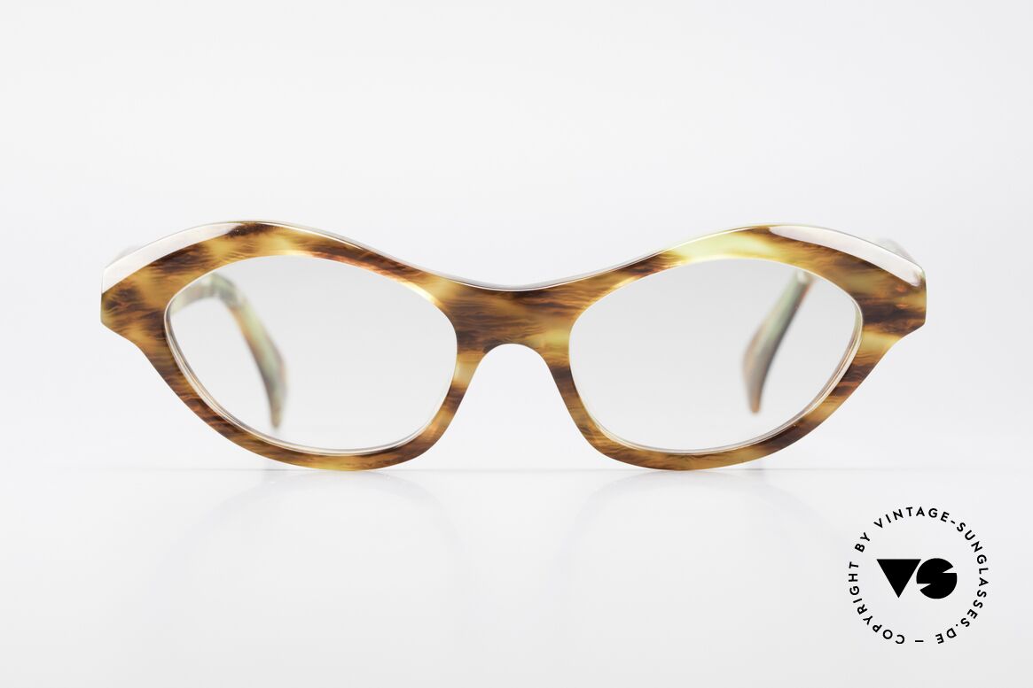 Alain Mikli 2112 / 1036 80er Cateye Style Damen Brille, zauberhafte Designersonnenbrille von Alain Mikli, Passend für Damen
