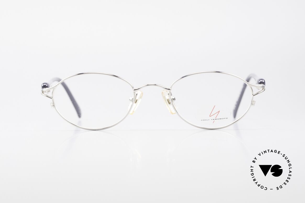 Yohji Yamamoto 51-7210 Clip-On 90er No Retro Brille, Größe: small, Passend für Herren und Damen