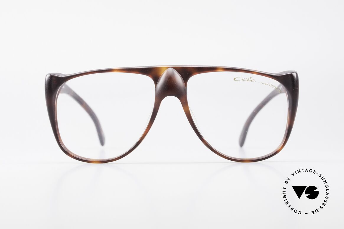 Colani 15-331 Schwungvolle Vintage Brille, futuristisches LUIGI COLANI Design der 1980er Jahre, Passend für Herren