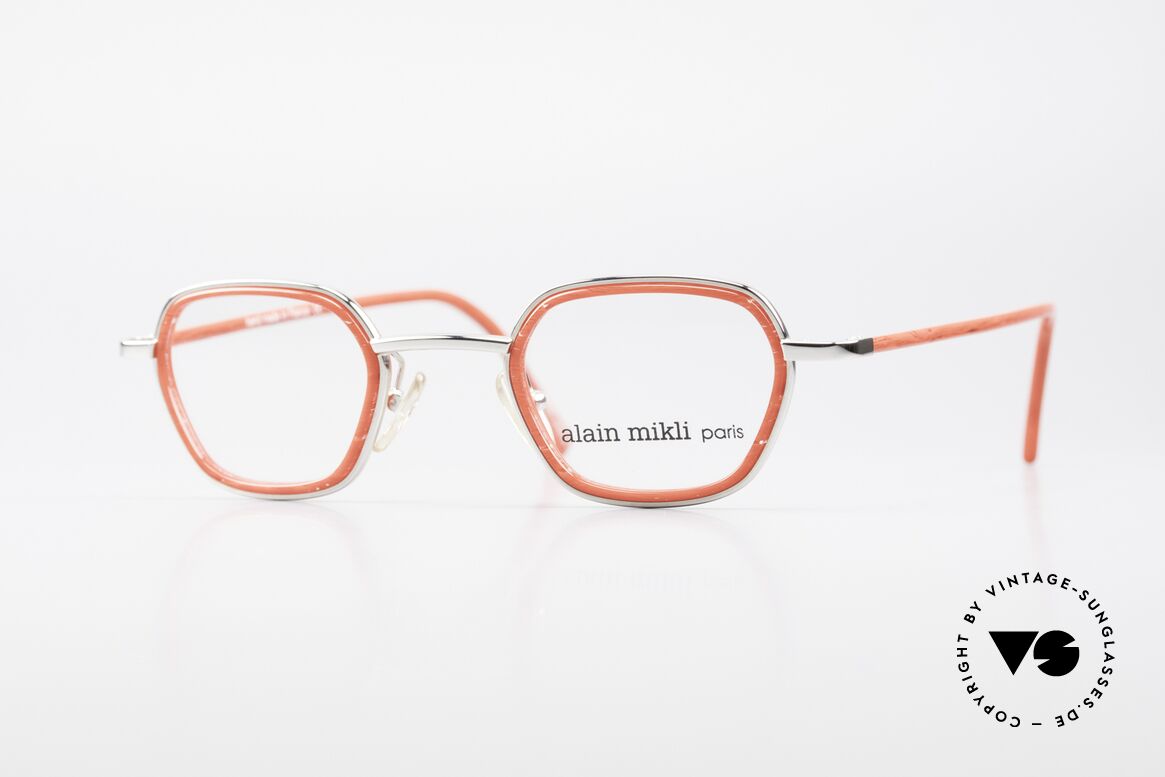 Alain Mikli 1642 / 1006 Vintage Brille In Mikli Rot, grandiose 1990er ALAIN Mikli Designer-Fassung, Passend für Damen