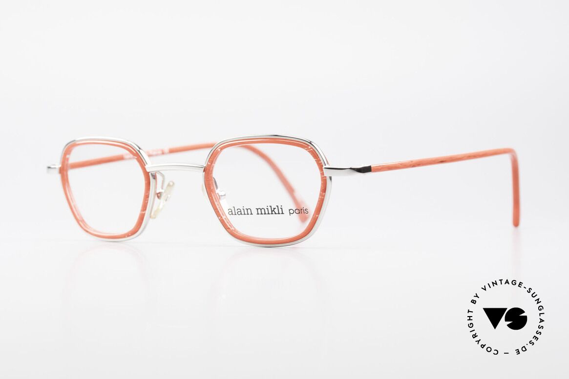 Alain Mikli 1642 / 1006 Vintage Brille In Mikli Rot, ein außergewöhnliches vintage Modell für Damen, Passend für Damen