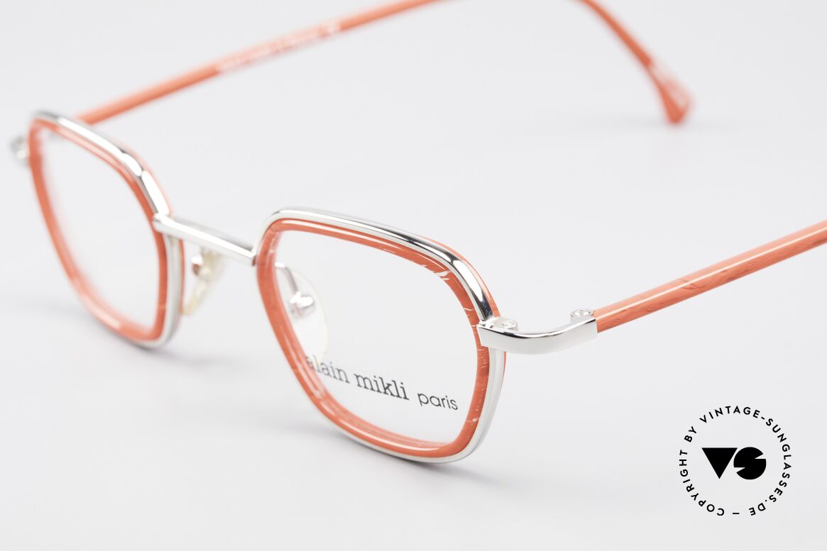 Alain Mikli 1642 / 1006 Vintage Brille In Mikli Rot, ungetragenes Einzelstück (wie alle unsere Miklis), Passend für Damen