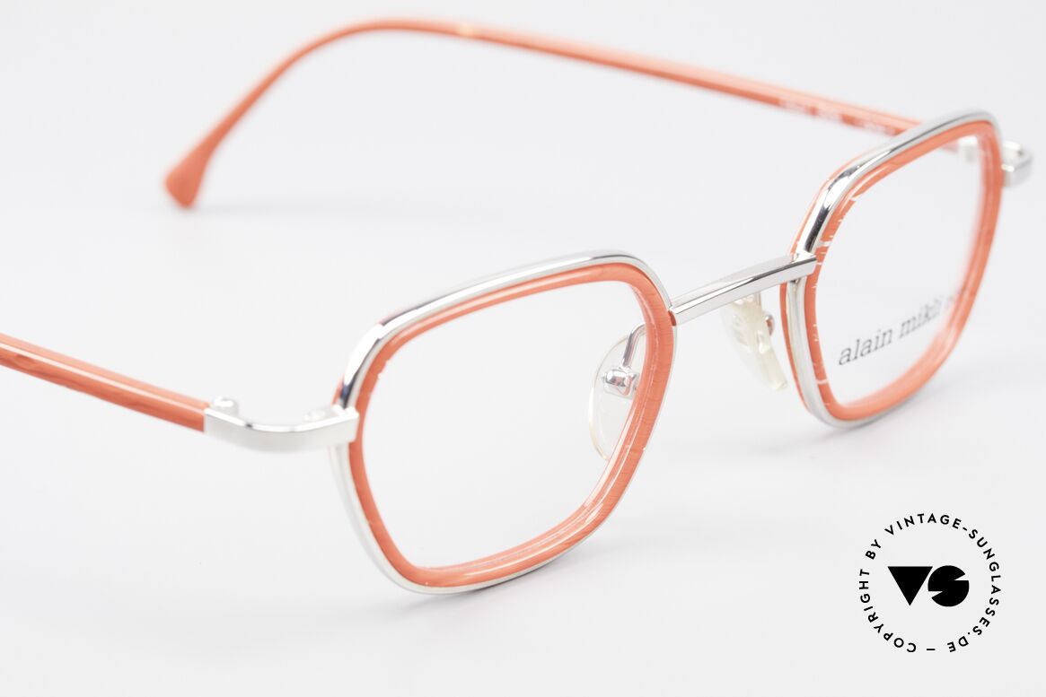 Alain Mikli 1642 / 1006 Vintage Brille In Mikli Rot, KEINE Retromode, sondern ein altes 90er Original, Passend für Damen