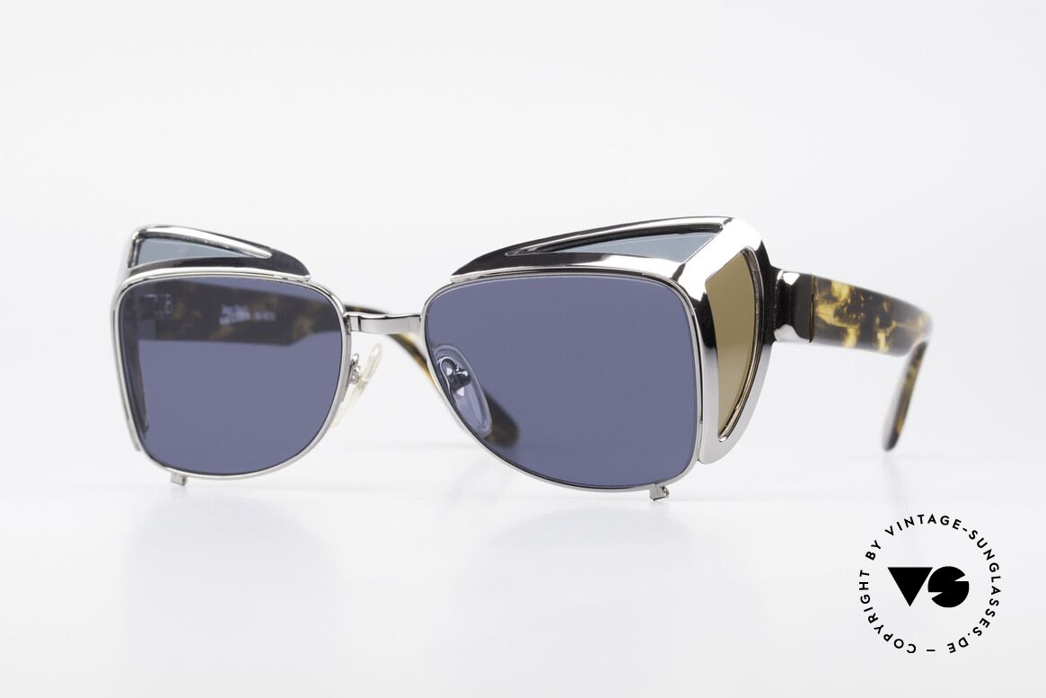 Jean Paul Gaultier 56-9272 Steampunk Sonnenbrille JPG, einzigartige Sonnenbrille von Jean Paul Gaultier, Passend für Herren