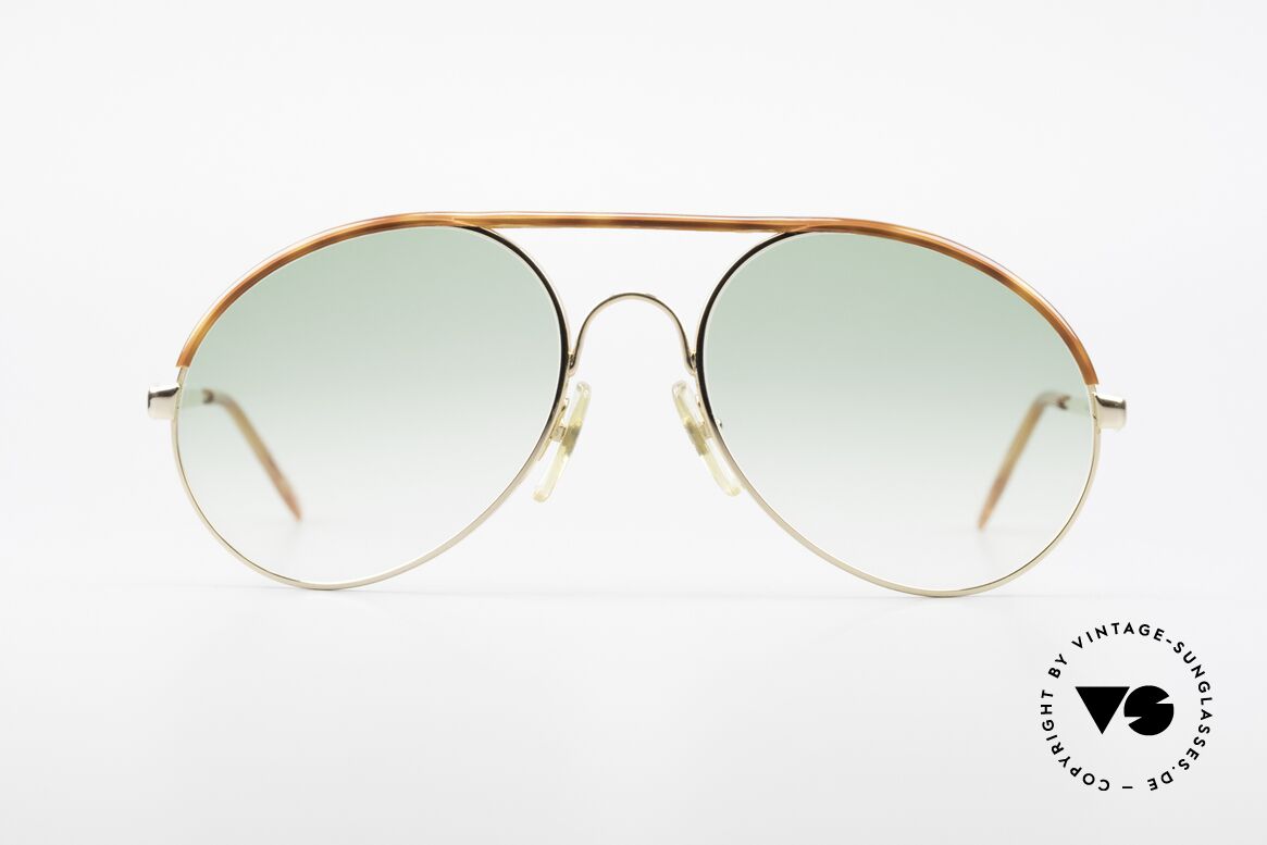 Bugatti 65986 80er Herren XL Sonnenbrille, in typischer / legendärer Bugatti-Tropfenform, Passend für Herren