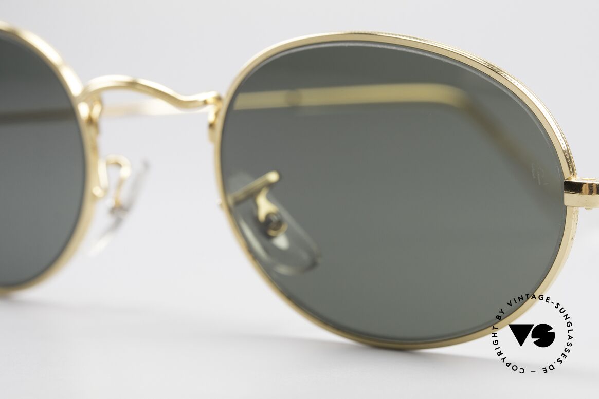 Ray Ban Classic Style I B&L USA Sonnenbrille Oval, KEINE Retro-Sonnenbrille; ein 90er Jahre Original, Passend für Herren und Damen