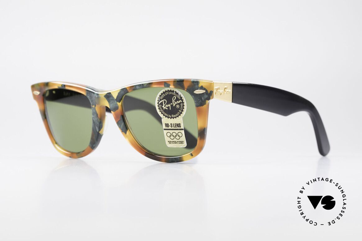 Ray Ban Wayfarer I Limited Deluxe Edition USA, heute so oft kopiert und nie erreicht; echt VINTAGE!, Passend für Herren und Damen