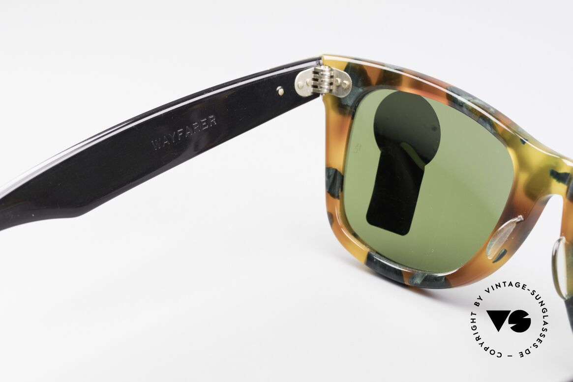 Ray Ban Wayfarer I Limited Deluxe Edition USA, ungetragen (wie alle unsere alten Wayfarer-Unikate), Passend für Herren und Damen