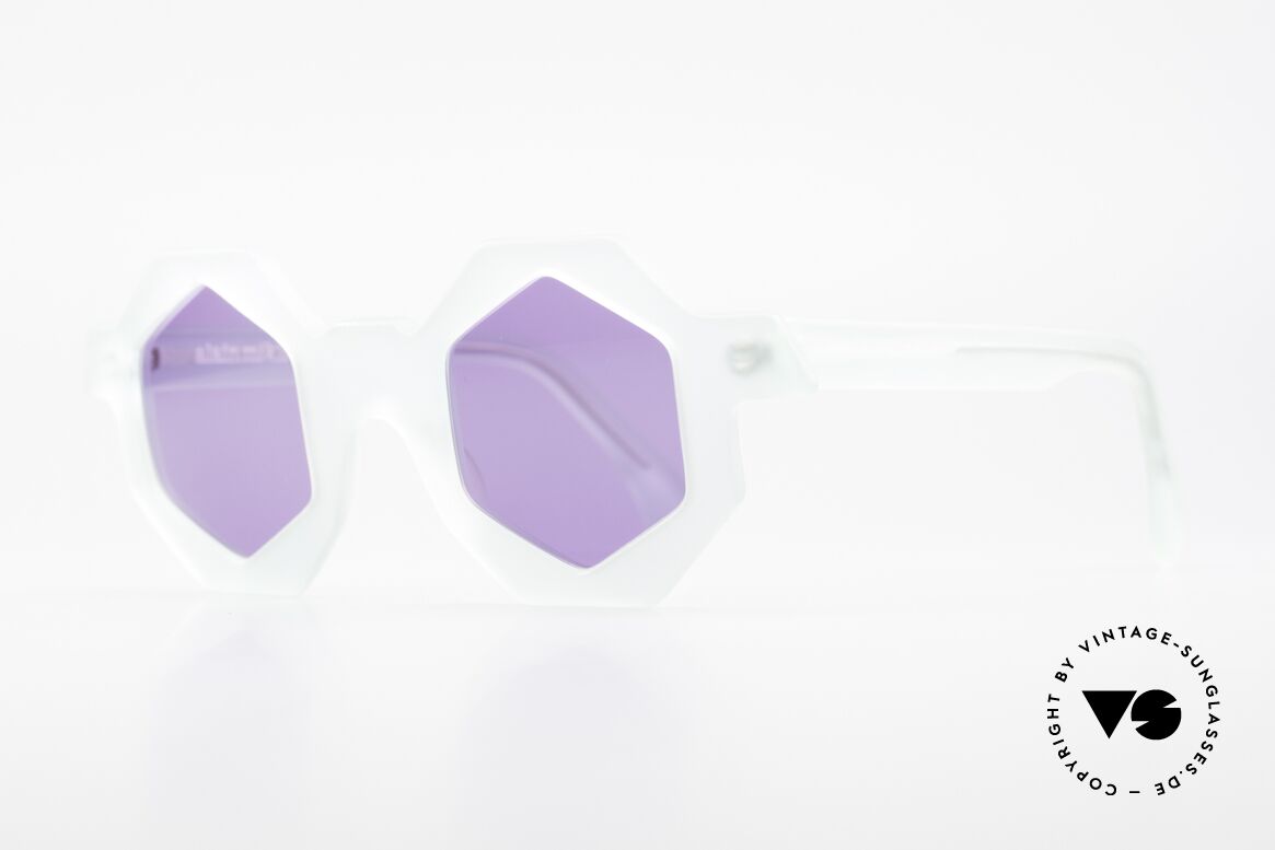 Alain Mikli 0157 / 932 Sechseckige Sonnenbrille 80er, absoluter Design-Klassiker aus den 80er Jahren, Passend für Damen
