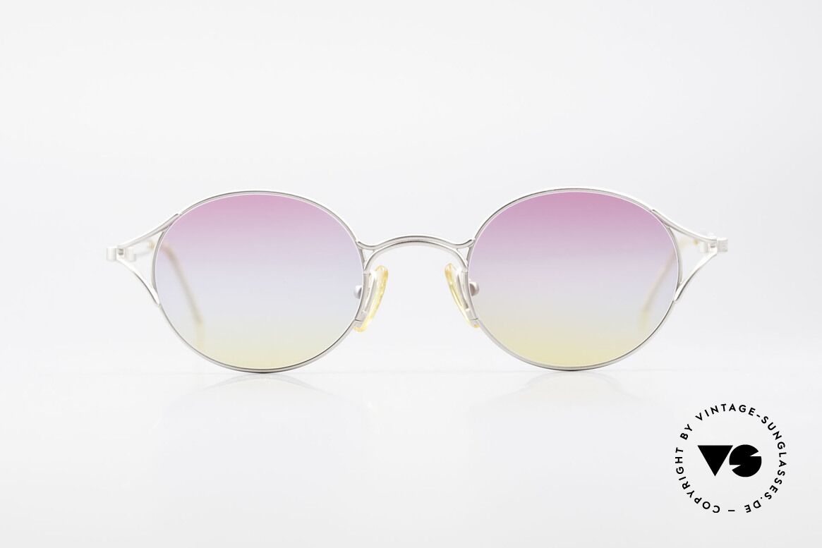 Yohji Yamamoto 51-4103 Panto Designer Sonnenbrille, außergewöhnliche vintage Y. Yamamoto Sonnenbrille, Passend für Herren und Damen