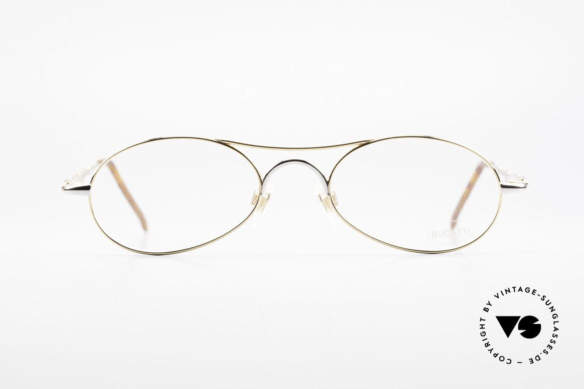 Bugatti 10608 Rare 90er Herren Luxusbrille, sehr elegante vintage BUGATTI Brillenfassung, Passend für Herren