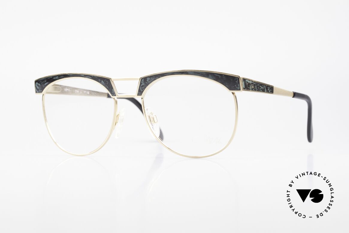 Cazal 741 Panto Stil Designerbrille 90er, luxuriöses vintage Brillengestell der frühen 90er Jahre, Passend für Herren