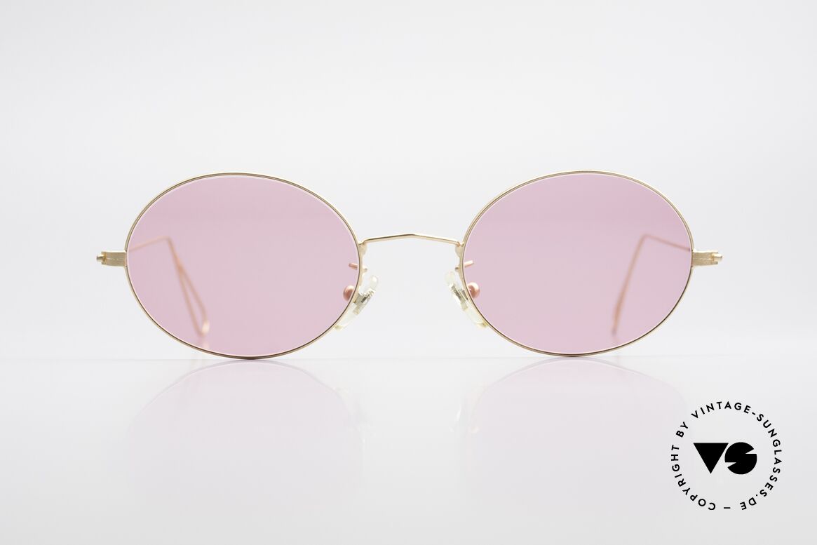 Cutler And Gross 0305 Ovale Sonnenbrille Vintage, Cutler & Gross London Designerbrille der späten 90er, Passend für Herren und Damen