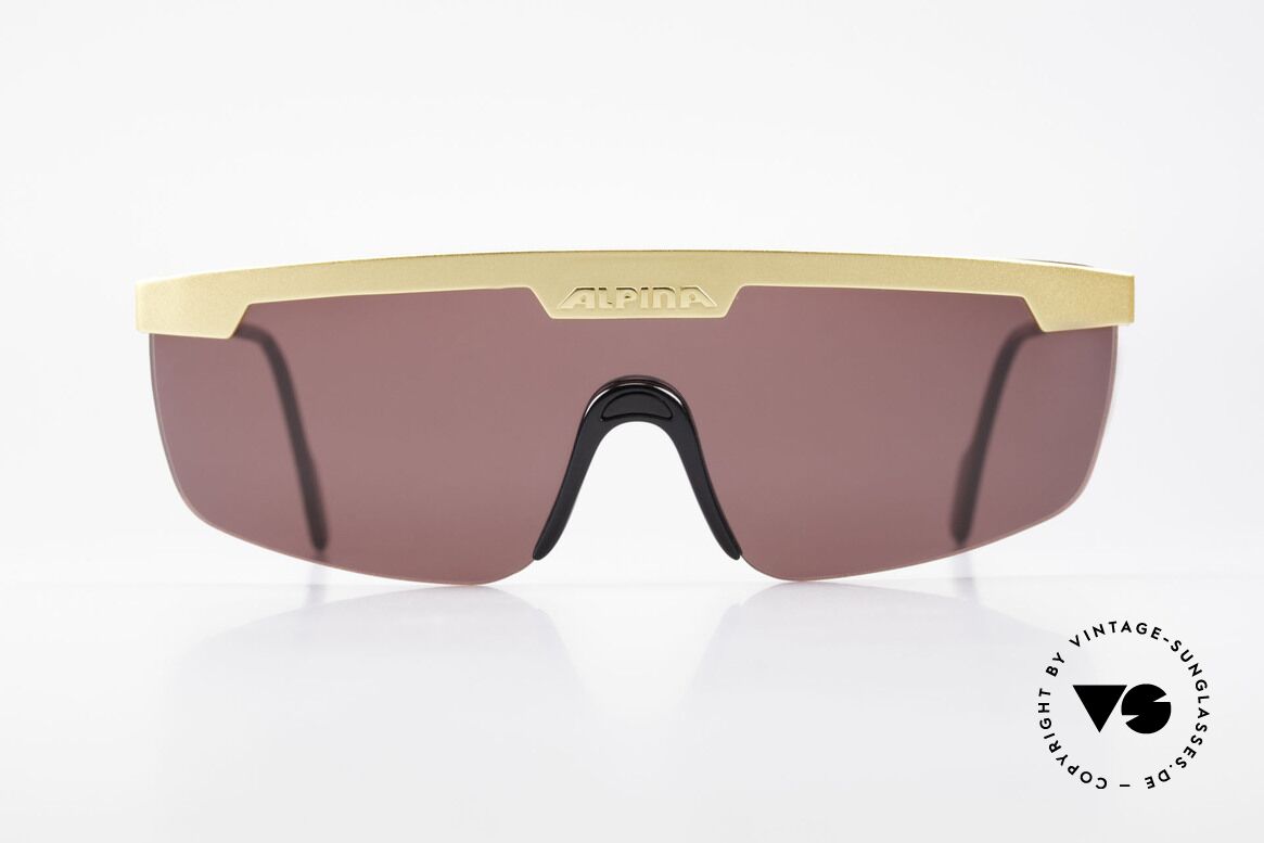 Alpina M57 Vintage Brille Panorama View, futuristisches, aber sehr altes Design von Alpina, Passend für Herren und Damen