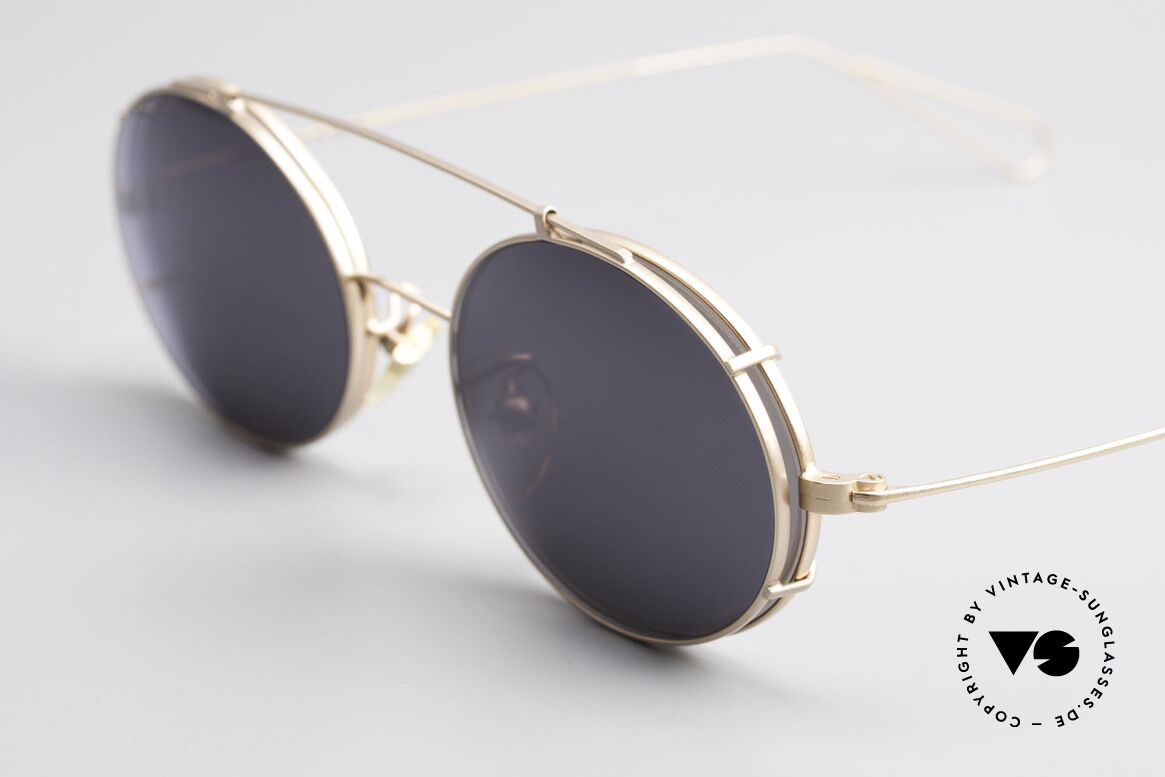 Cutler And Gross 0305 Sonnenbrille mit Sonnenclip, ungetragen; Modell ist auch beliebig optisch verglasbar, Passend für Herren und Damen