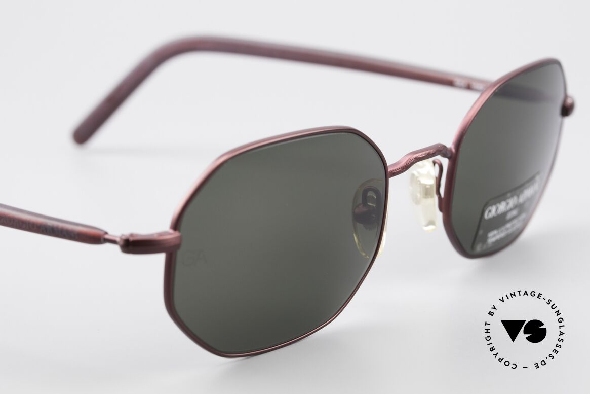 Giorgio Armani 664 Achteckige Vintage Brille 90er, KEINE RETROBRILLE, sondern ein altes GA Original, Passend für Herren und Damen