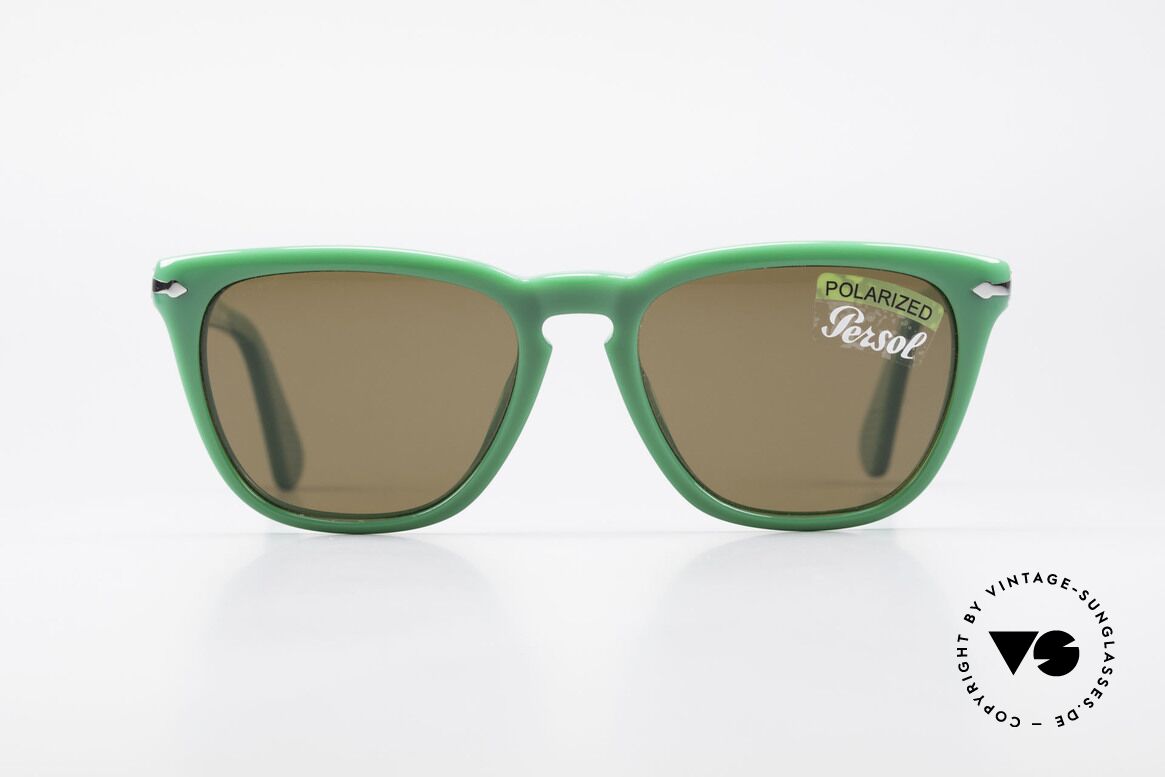 Persol 3024 Sonnenbrille Polarisierend, sehr elegante PERSOL Panto Style Sonnenbrille, Passend für Herren und Damen