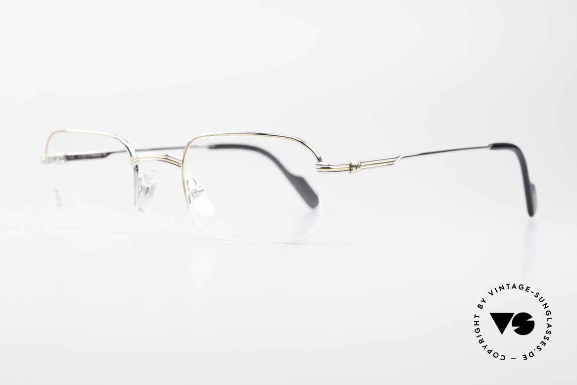 Cartier Broadway Halb Randlose Brille Platin, teure Platin-Edition: Fassung mit Platin-Legierung, Passend für Herren