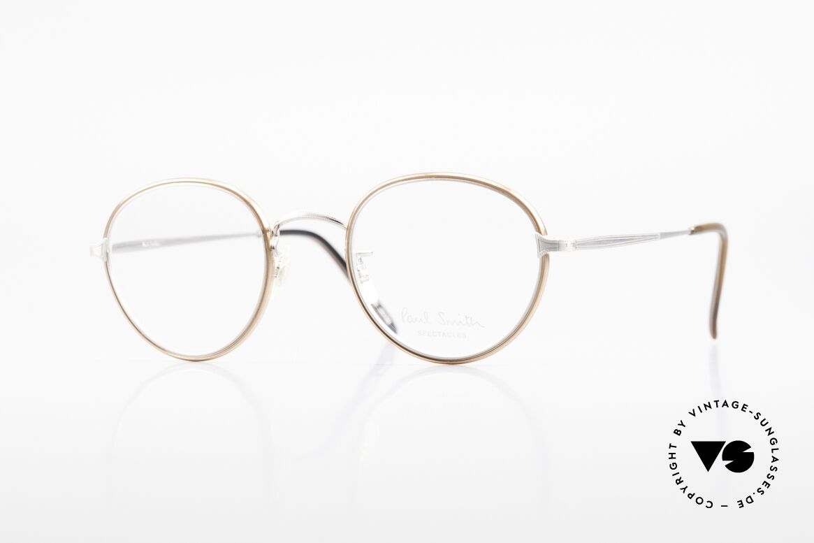 Paul Smith PSR109 Alte Pantobrille Made in Japan, Paul Smith vintage Brille der späten 80er / frühe 90er, Passend für Herren